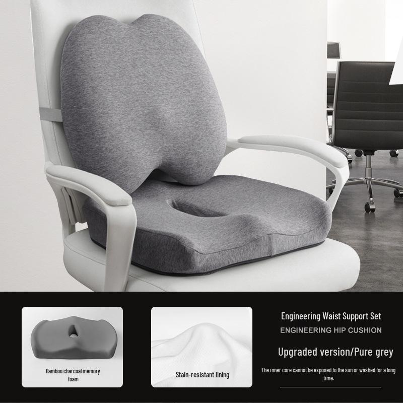 Ergonomisches Bürositzkissen mit Lendenwirbelstütze für Frauen - Lindert Gesäßschmerzen & Hämorrhoiden