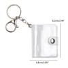 2Inch Mini Photo Albums Keychain For Photos Cards Small Album Book Card Holder