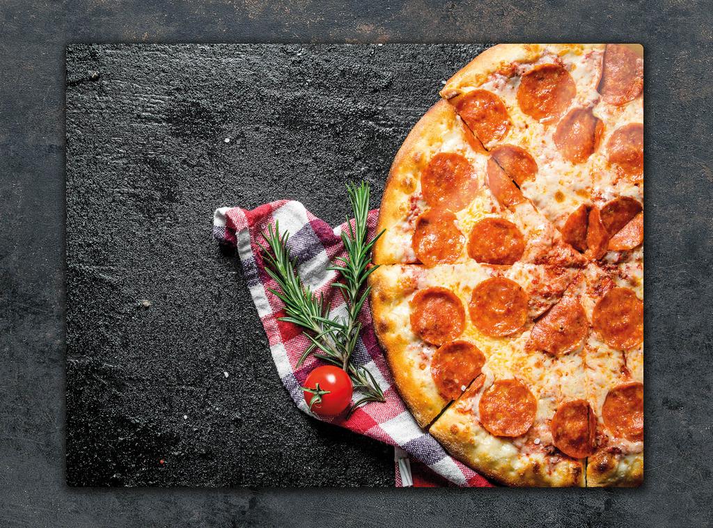 SZKLANA DESKA DO KROJENIA 52x40 PIZZA