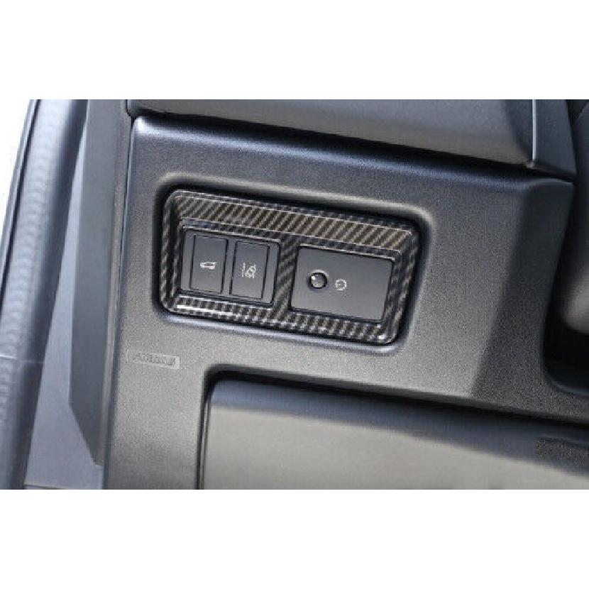 Carbon Fiber Back Door Tailgate Switch Frame 1PCS For Range Rover Sport 16~2022