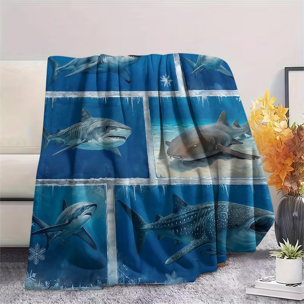 Animal Pattern Frame Print Flannel Blanket High quality Comfortable for All Seasons Home Decor Warmth and Comfort Perfect for Christmas Gifts