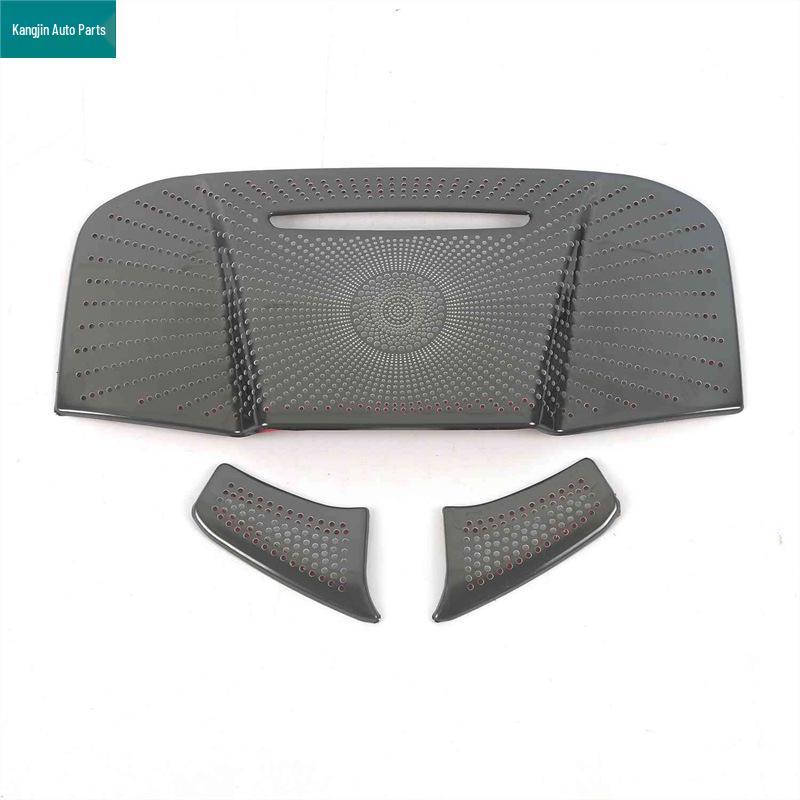 Black Titanium Stainless Steel Speaker Cover for 2023 Haval H-Dog 2nd Gen Interior
