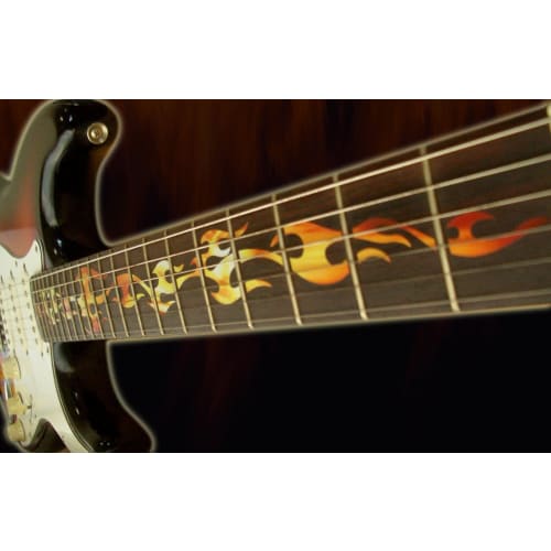 Jockomo Fire Flame/Real Fire Guitar Inlay Sticker