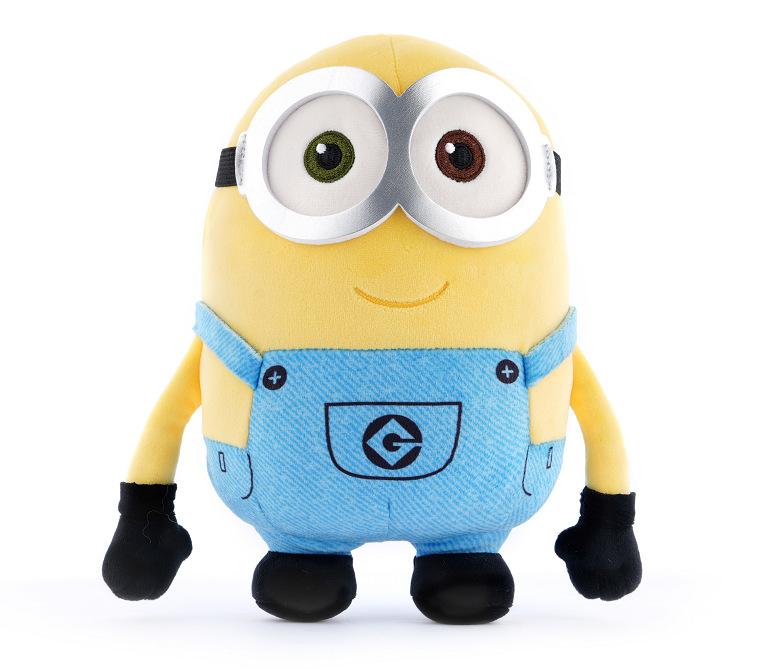 Official Minions Movie Character Yellow Plush Toy Bob Stuart Soft Doll Kids Christmas Birthday Gift