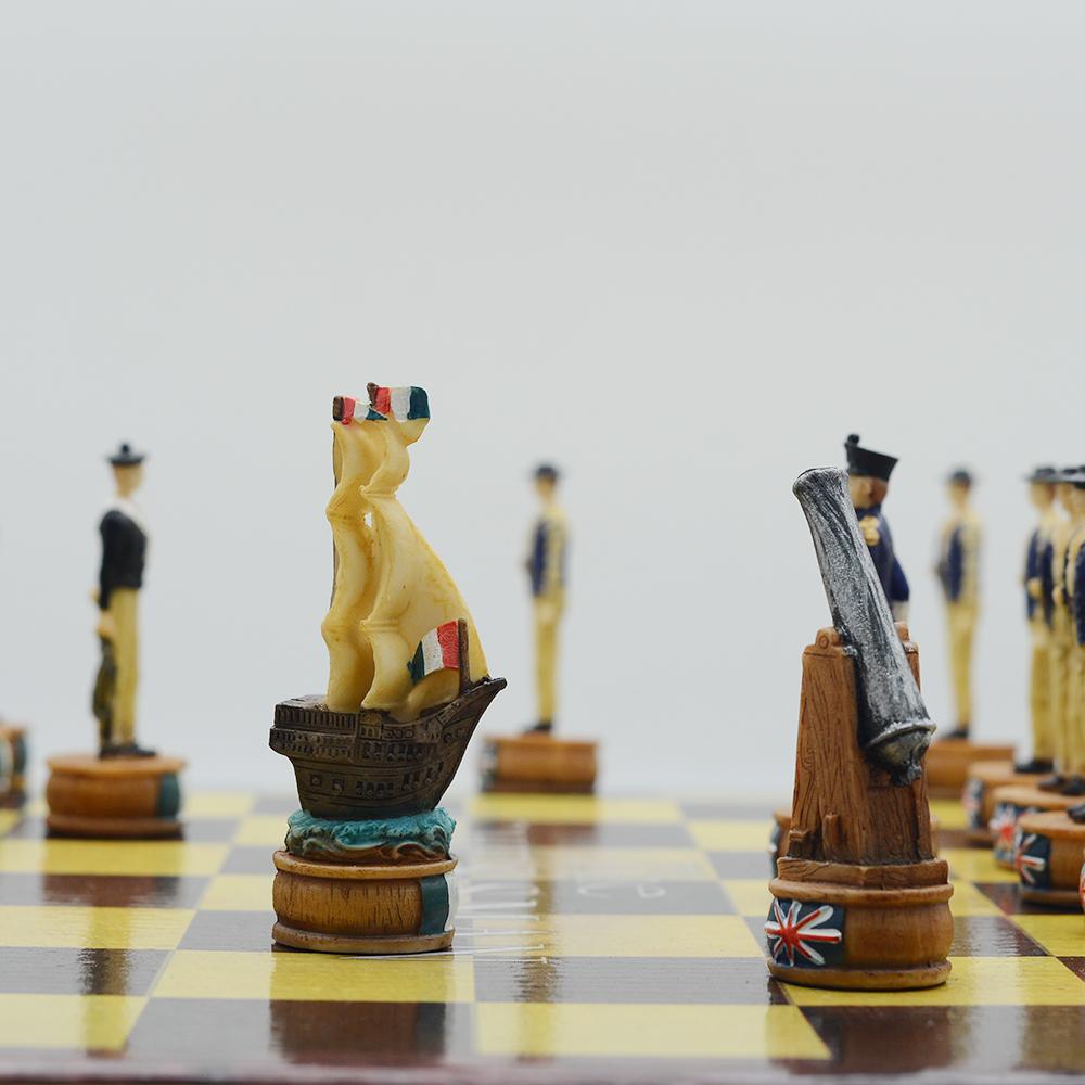 Luxury Chess With 3D Character Design, International Deluxe Chess Set For Chess Lovers And Collectors Puzzle Board Game Card Toy