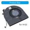 CPU Fan Laptop Cooling Fan DC5V 0.5A 4pin CPU Coolers for 14 K4e ITL Laptop Heatsink Part
