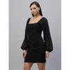 Bedrucktes Bodycon Lässiges Western Stilvolles Kleid | A-Linienförmiges Lässiges Party Mini VFF-5200