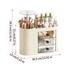 Makeup Storage Organizer Large Vanity Organization Dresser Cosmetic Storage Organizer For Perfume Brush Lipstick Skincare