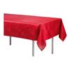 Rectangular Tablecloth - EDEN - Shantung with Sparkling Appliqué - Red - 140 X 300 Cm - Stain-resistant Polyester