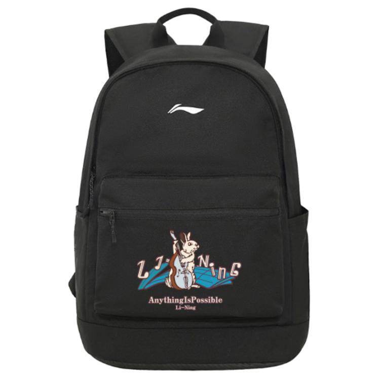 Рюкзак Li Ning из полиэстера Обычный Унисекс Черный ABSV485-1A4