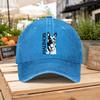 Malinois Dog Washed Baseball Cap Unisex Casual Duckbill Cap for Outdoor Hiking Daily Commuting Street Style