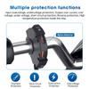 Motorcycle Handlebar Mount Charging Adapter SAE To USB & Type-C Socket for Cellphone Tablet Scooters Power Outlet
