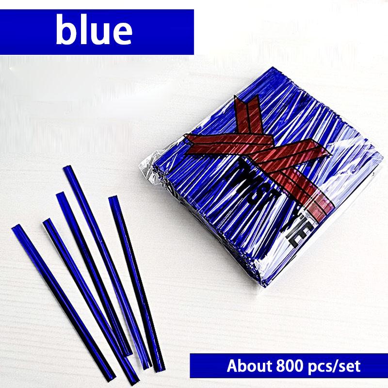 800pcs 6/8/10cm Gold/silver Metallic Twist Ties Wire Sealing Binding Wire For Plastic Lollipop Candy Bags Party Gifts
