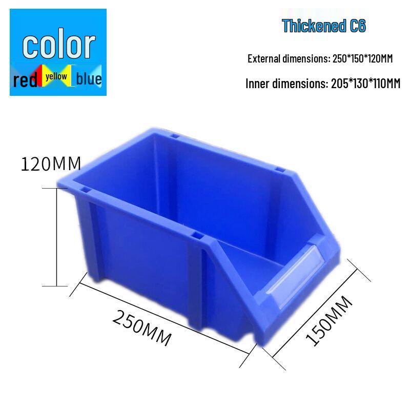 Slanted Mouth Plastic Storage Box for Screws and Tools – Classified Component Shelf