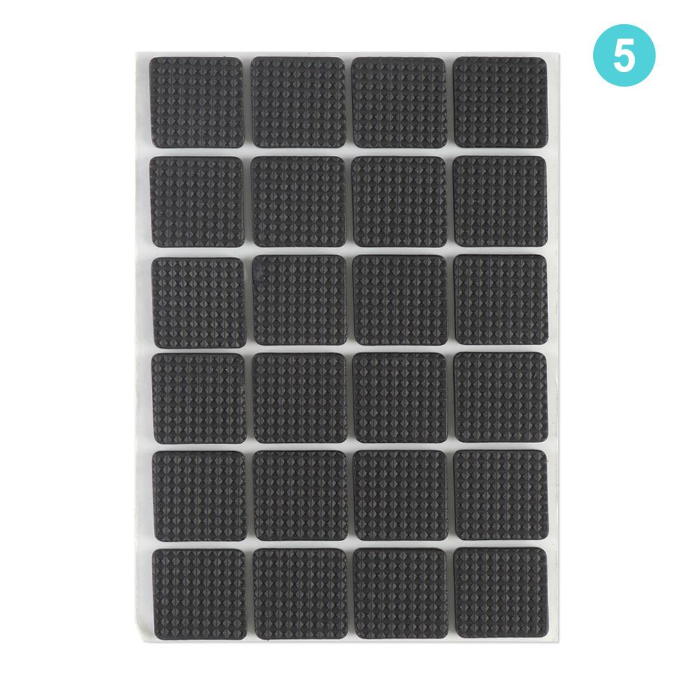 Self Adhesive Furniture Leg Anti Noisy Chair Table Foot Mat Non-slip Mat Bumper Cushion For Chair Table Floor Protector Hardware