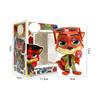 Zootopia Judy Hopps & Nick Wilde Handmade Figure Cute Cartoon Anime PVC Model Toy Collectible Birthday Gift