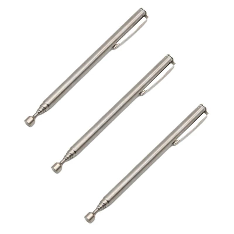 

Household Portable Magnetic Telescopic Pickup 1.5-pound Silver Iron suction rod Extension Rod Car/Bicycle Repair Assistant Tool