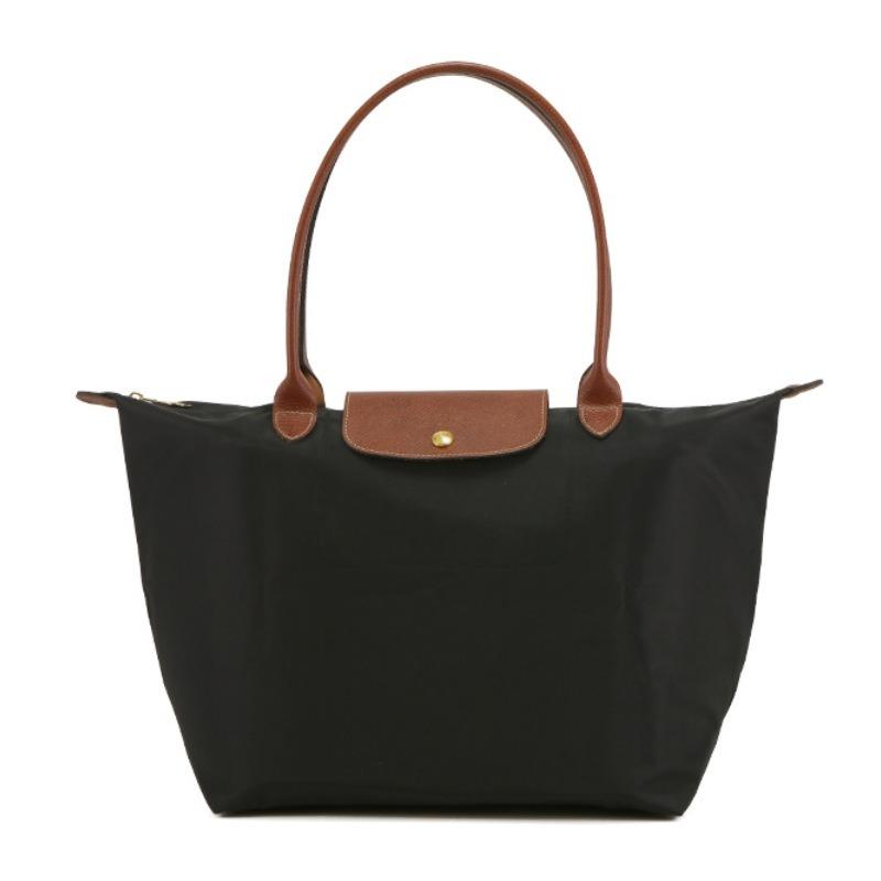 Borsa a sacchetto Leggera borsa tote pieghevole Borsa a tracolla per pendolari in nylon impermeabile di grande capacità borsa a mano