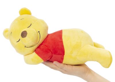 MORIPiLO Disney Body Pillow the Pooh Sleeping S 30cm Stuffed Toy Cushion 28x15x15cm Yellow Birthday Gift Cute Soft Disney Character Pillow Morishita