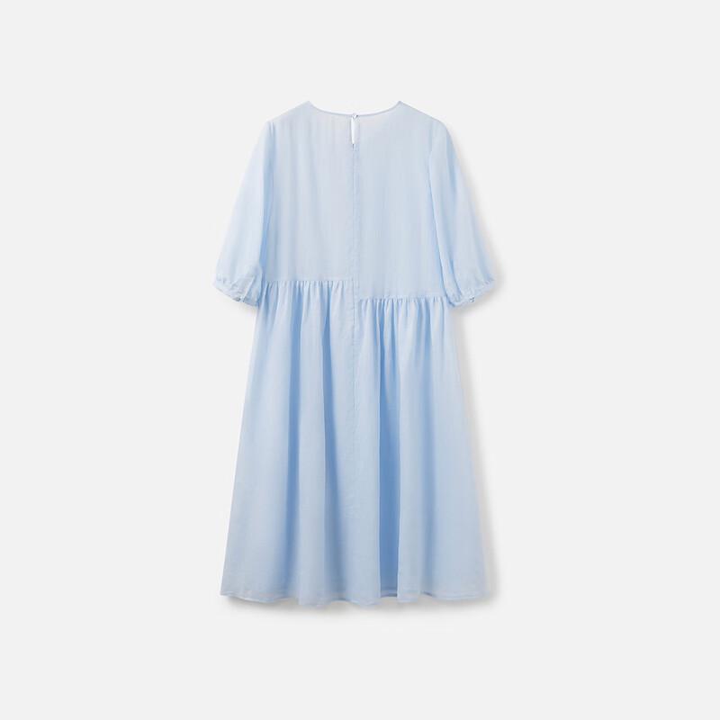 Broadcast Gentle Mid-length Short Sleeve Dress