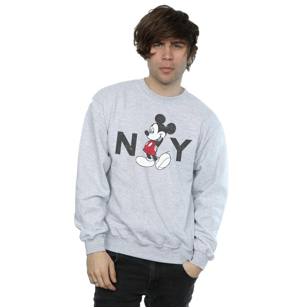 Disney Mens Mickey Mouse NY Sweatshirt