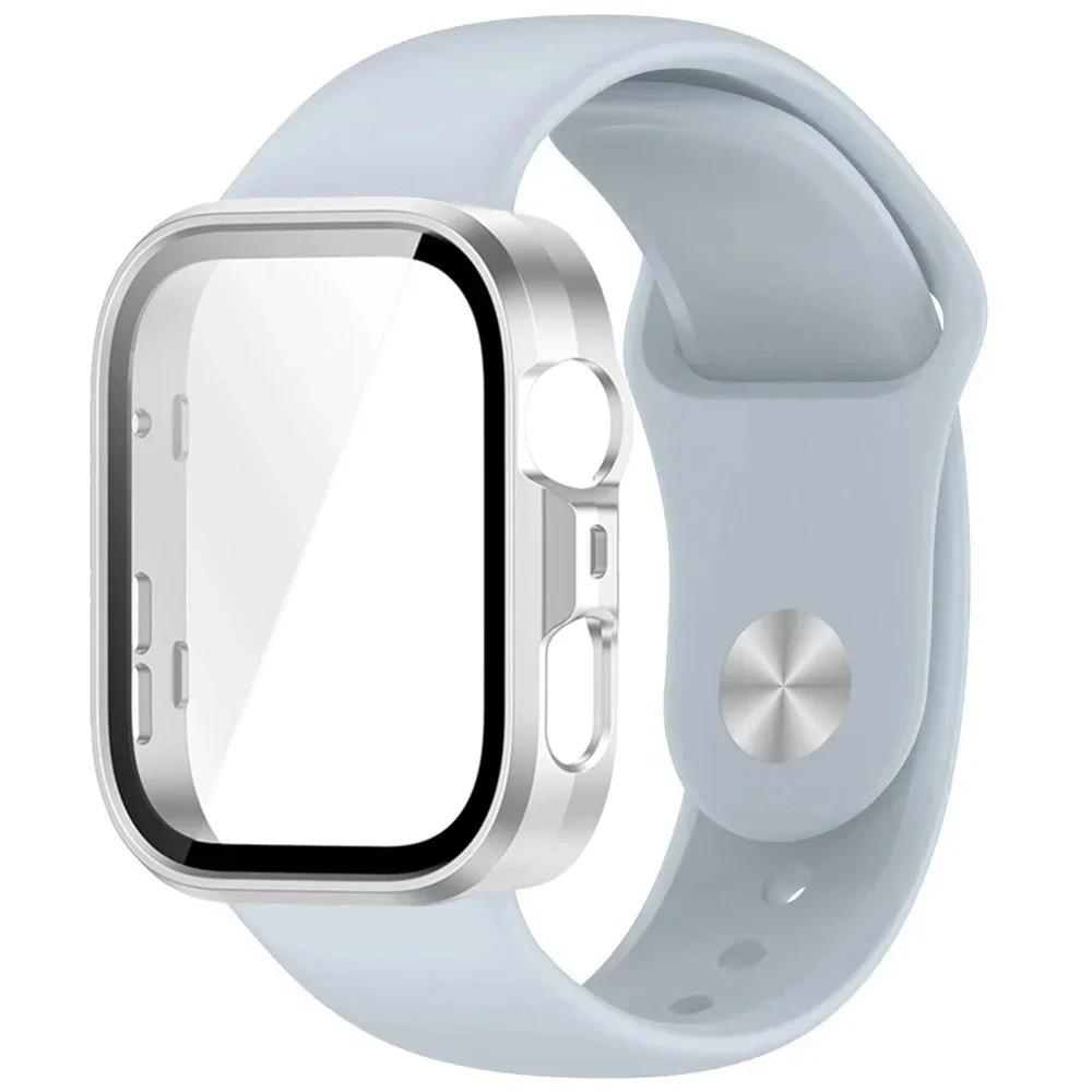 For Huawei Watch Fit 3 Fit 4 Fit 4 Pro PC Case With Silicone Strap Sports Wristband Integrated Protective Cover Replacement Set