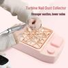 Rechargeable Nail Dust Collector with High Suction - Nail Polish Remover and Dust-Free Nail Art Vacuum Cleaner for Salons