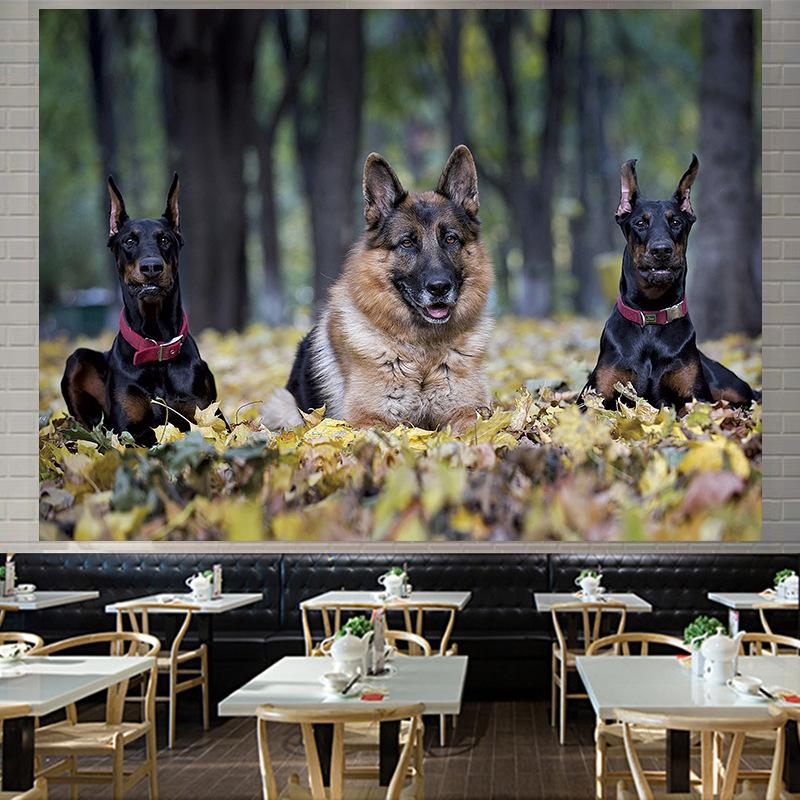 Nordic American Forest Tiger Large Tapestry Wall Hanging  Geometry Hippie Tapestry Home Room Decor Aesthetic Decoration