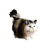 Niedliche Simulations-Katzen-Plüschtiere Weiches Stoff-Kätzchen-Modell Falsche Katze Realistische Tiere für Kinder Mädchen Geburtstags- Valentinstagsgeschenk