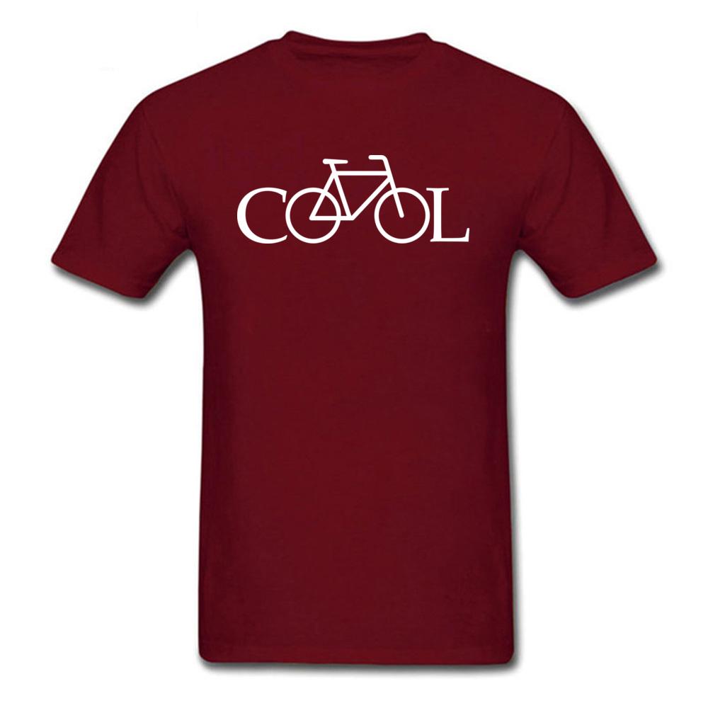 Unisexs Tshirts Bicycle Its Cool Unisex Funny Tshirt Simple Style Printed T Shirt Letter Cotton O Neck Tees New Year Day Gift