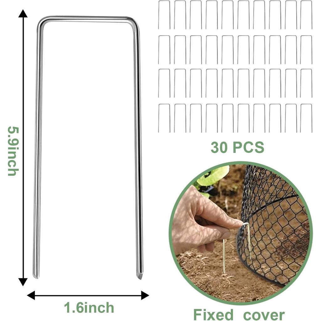 10 Pcs Chicken Wire Cloche Plant Covers Garden Netting Metal Heavy Duty Plant Protectors from Animals for Keeping Bunnies Chicken Squirrels Birds