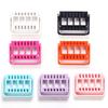 Yousheng Manicure Drill Bits Stand Multi-grid Design Height Adjustable High Durability Dustproof 16 Slots Nail Drill Bit Brush Storage Holder