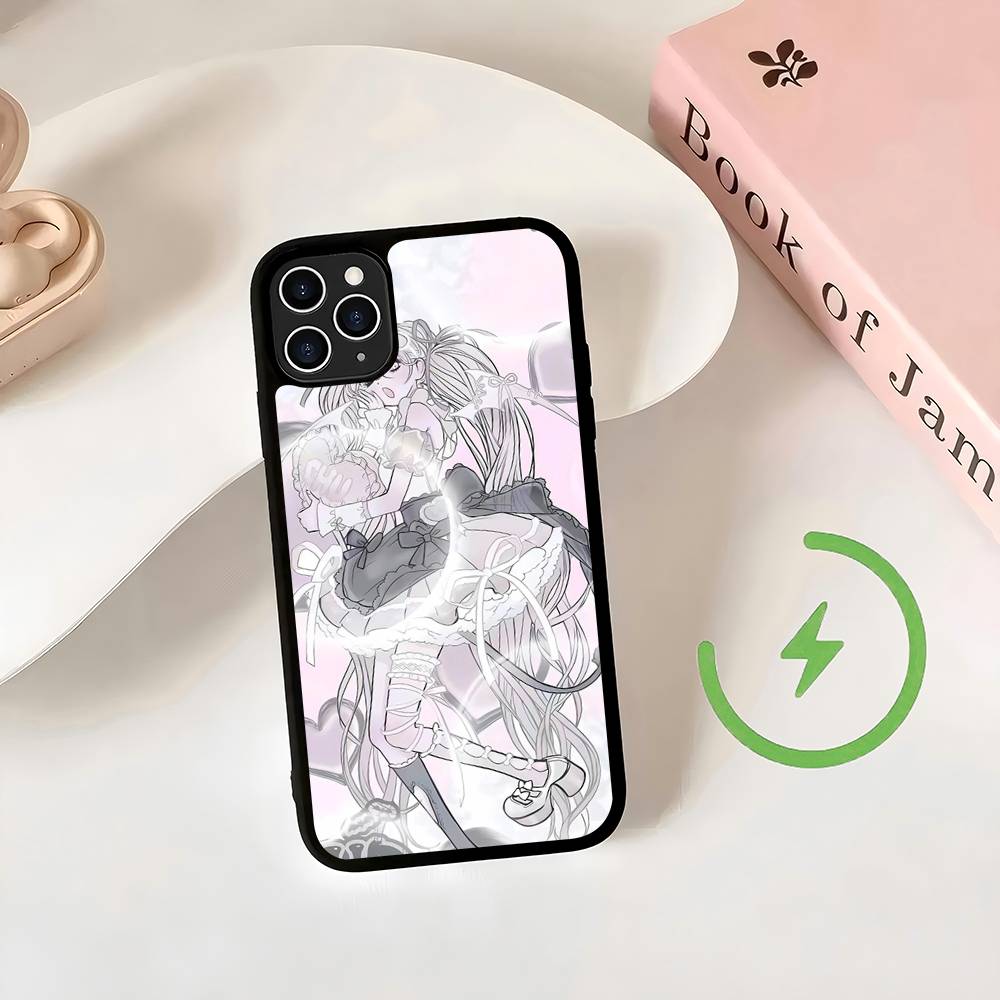 Angel tsundere girl anime cute For Magsafe Wireless Charge Case For iPhone 17 16 15 14 13 12 11 15 Pro Max Magnetic Cover