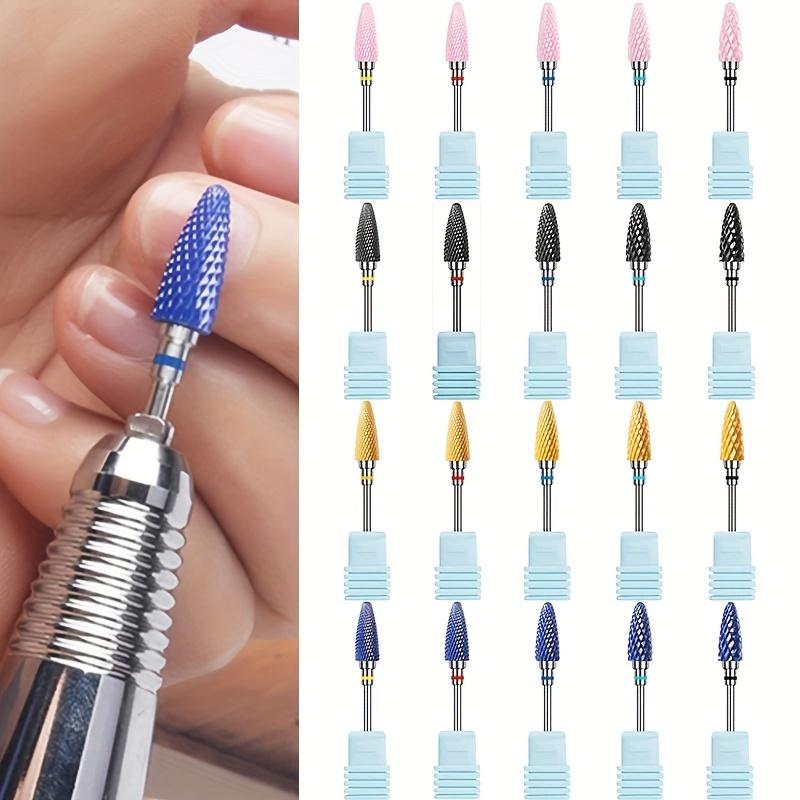1 Stück Keramik Fräser Flamme Hartmetall Nagelbohrer Rosa Gel Entferner Elektrische Maschine Bohrer Polieren Peelen Nägel Kunstwerkzeuge