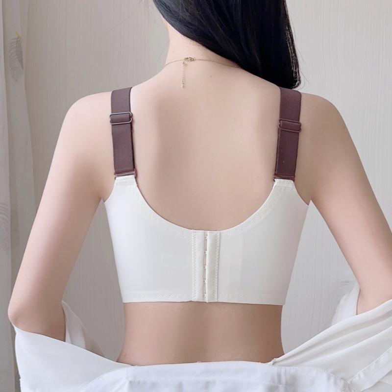 Bielizna damska cienkie modele bez stalowych kółek zbierają i zamykają drugie piersi, antywibracyjne podparcie górnej części, duży rozmiar ultracienkiego biustonosza