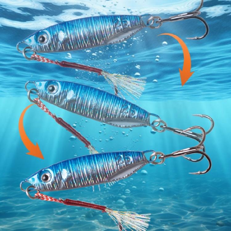 5Pcs Sinking Fishing Baits Cast Jigging Spoon Lures High Reflective Baits Casting Jigs Saltwater Fishing Accessories
