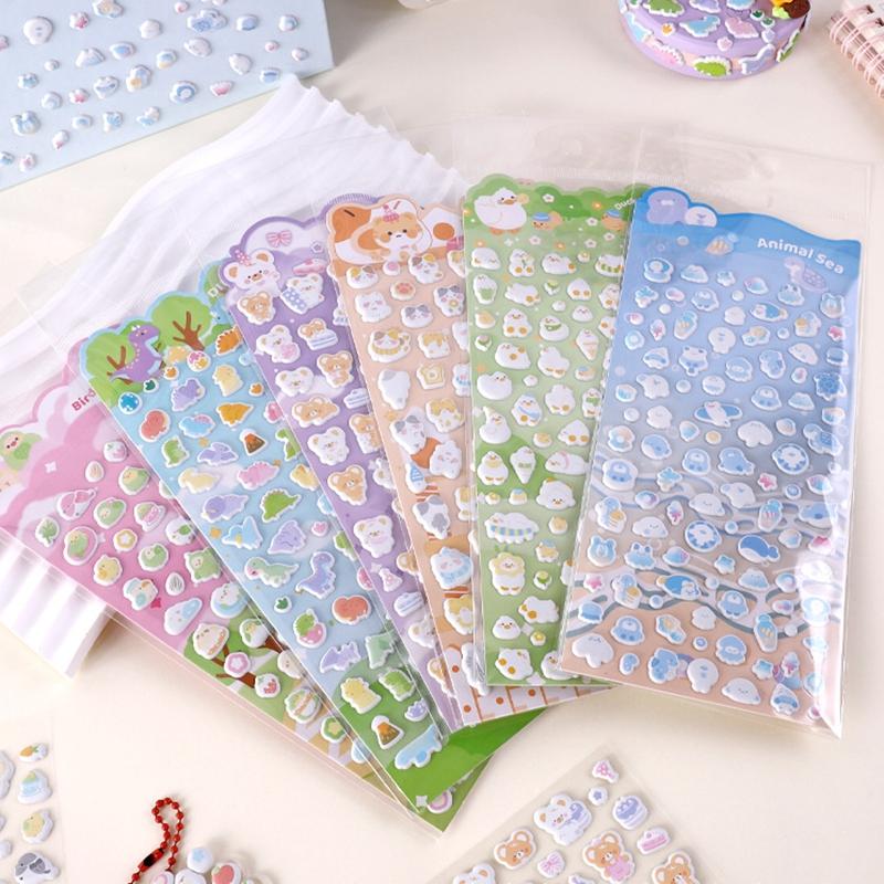 3d Sticker Seal 3D Animal Foam Stickers Cartoon Decorative Sticker for Phone Case DIY Decoration Decals