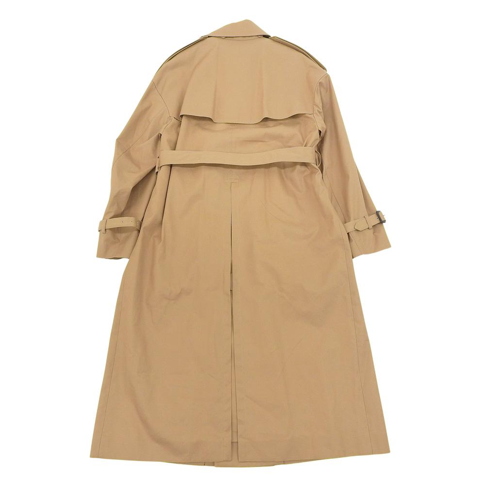 HYKE Men's Beige Trench Coat with Liner, Size 1 Small, 17449-0901 coat 1 SMALL beigeUsed