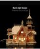New 3D Wooden Jigsaw Puzzle for Children: DIY Creative Retro Villa