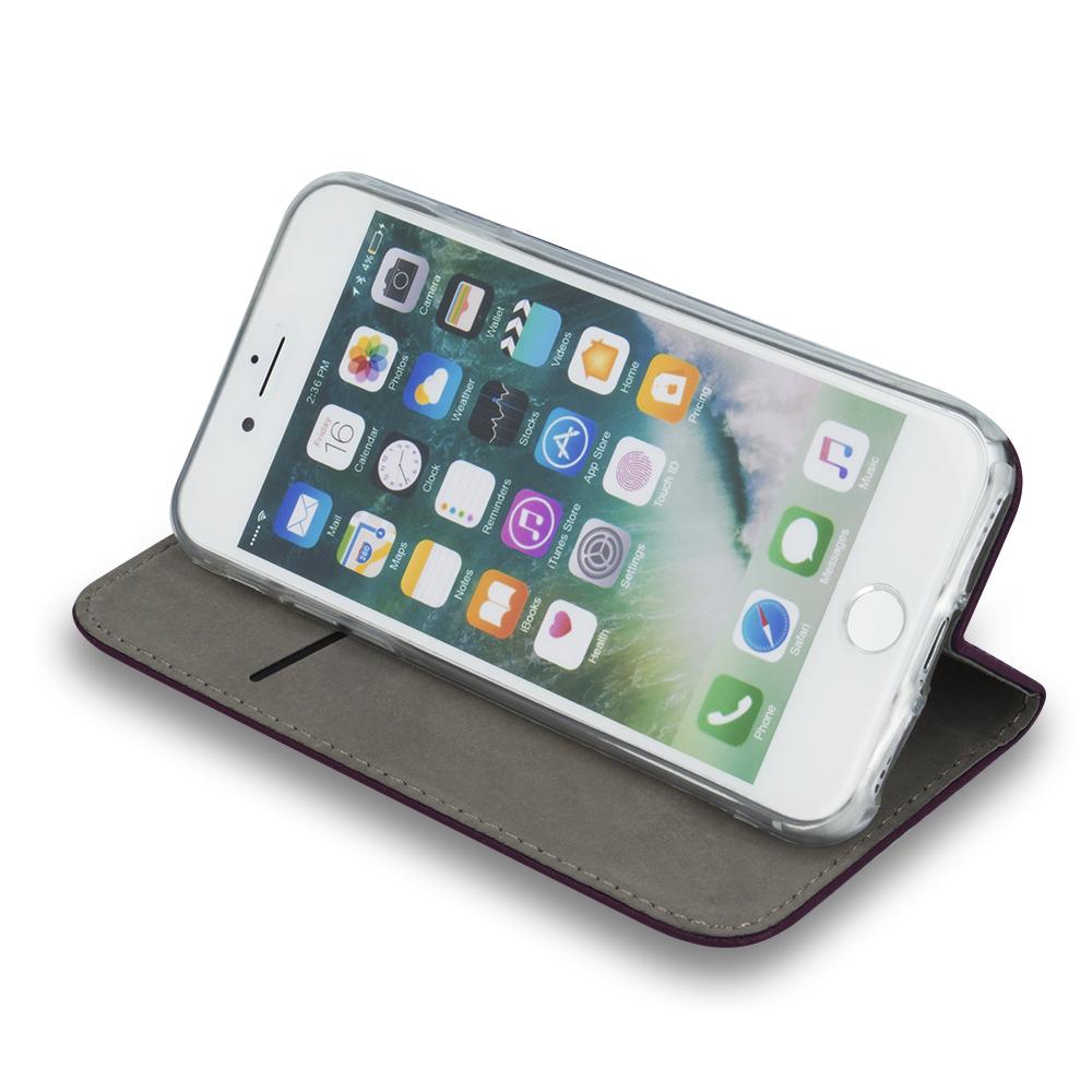 Etui Smart Magnetic Do Honor 600 / 600 Pro Burgundowe