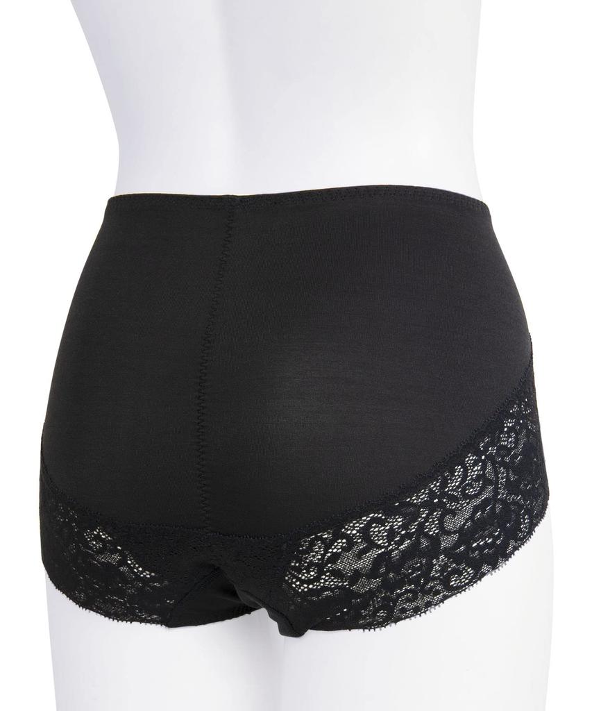 Cinnamon Size Tummy Moderate Cotton Blend Material Deep Can Be Worn Alone Wing/Wacoal Women's Pants, KJ4210, Brown, M, Shapewear, Buttocks, Control,