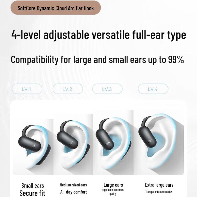 Soundcore LeapAir Open-Ear Bluetooth Sports Headphones
