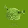 Nuova passamontagna Mostro Lana Invernale Lavorato a Maglia Diavolo Cappelli Halloween Regali di Natale Caldo Invernale Verde Festa Divertente Cappello Cappello Shrek