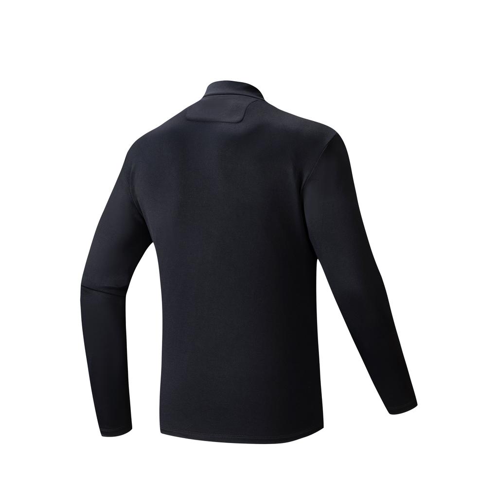 Anta Chn Comprehensive Training Series Long Sleeve Knit Shirt Spring 2026 T-Shirt Men tops Basic-Black 152617407-2