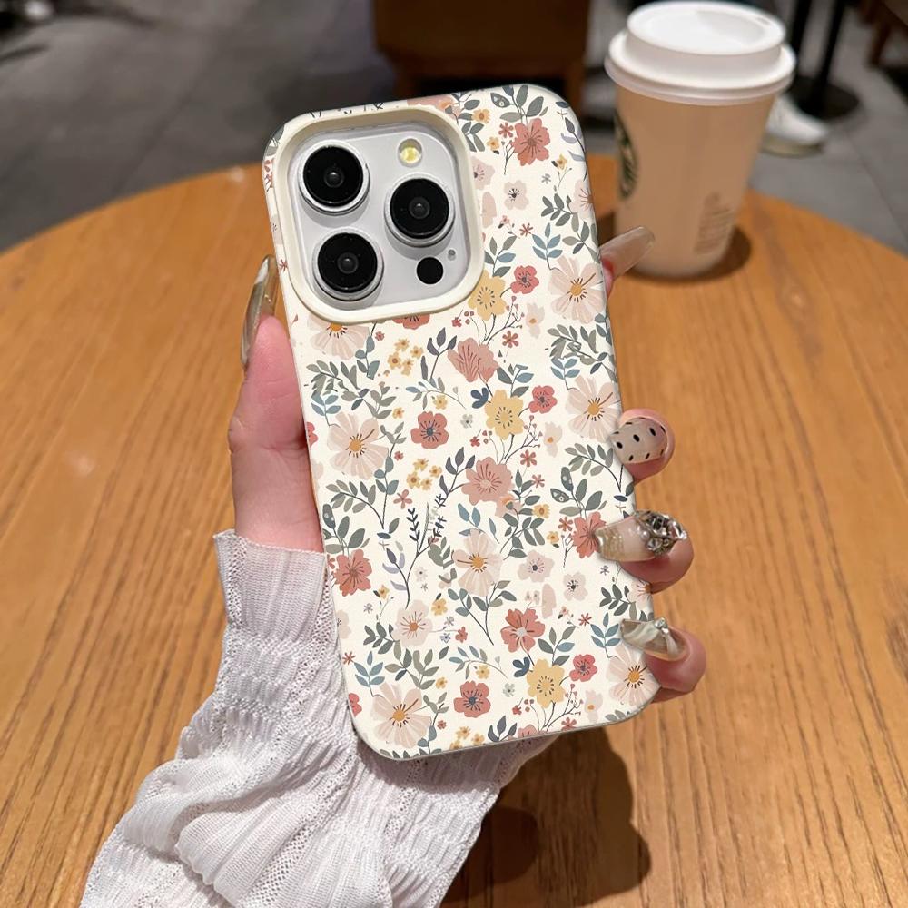 

Lily Of The Valley Phone Case For Iphone 17 17E 16E 14 12 16 Pro Max 11 15 13 Transparent Shockproof Protective Cover Coque iphone 17 білий