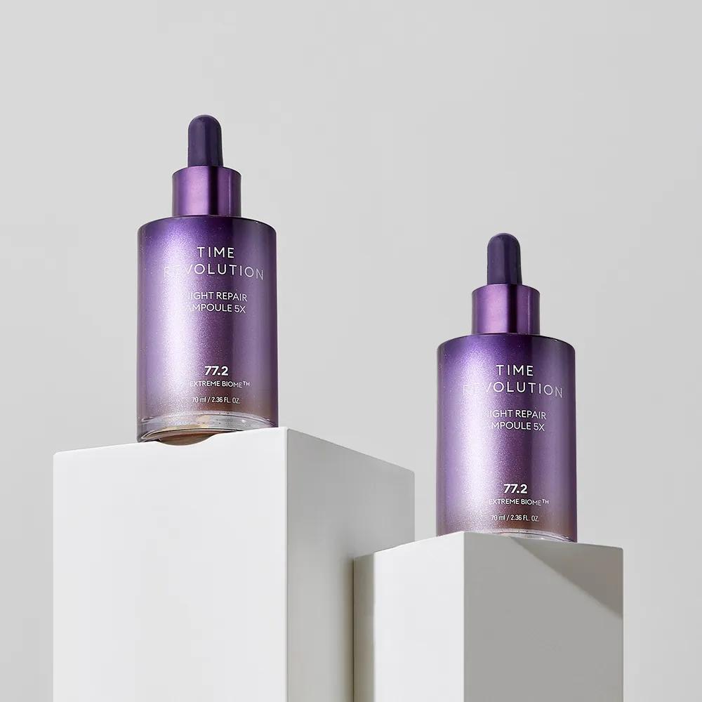 

[1+1] MISSHA Time Revolution Night Repair Purple Ampoule 5 x 70ml 2-Piece Set