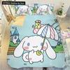 Cinnamoroll Cartoon Duvet Cover Kawaii Teens Children Bedding Collection Cute Quilt Cover Polyester Twin Queen King Bedroom Decoration