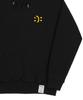 [Unisex] Small Double Drawing Smile Hoodie_Black