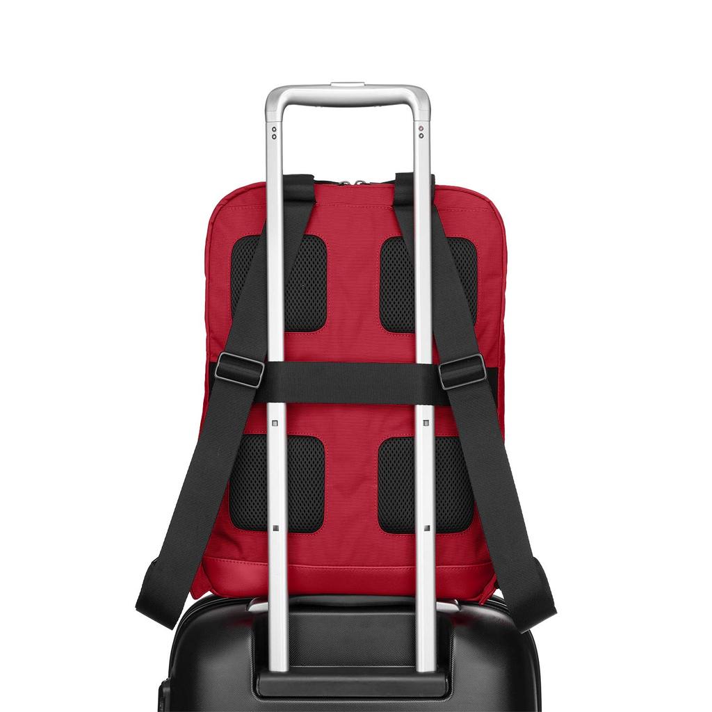 Moleskine Metro Backpack, Vertical Device Bag, Red, One Size