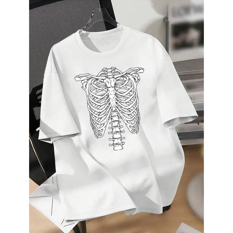 American Street Trend Gothic Unisexs Tshirt Summer New Casual Fashion Unisex Tshirt S